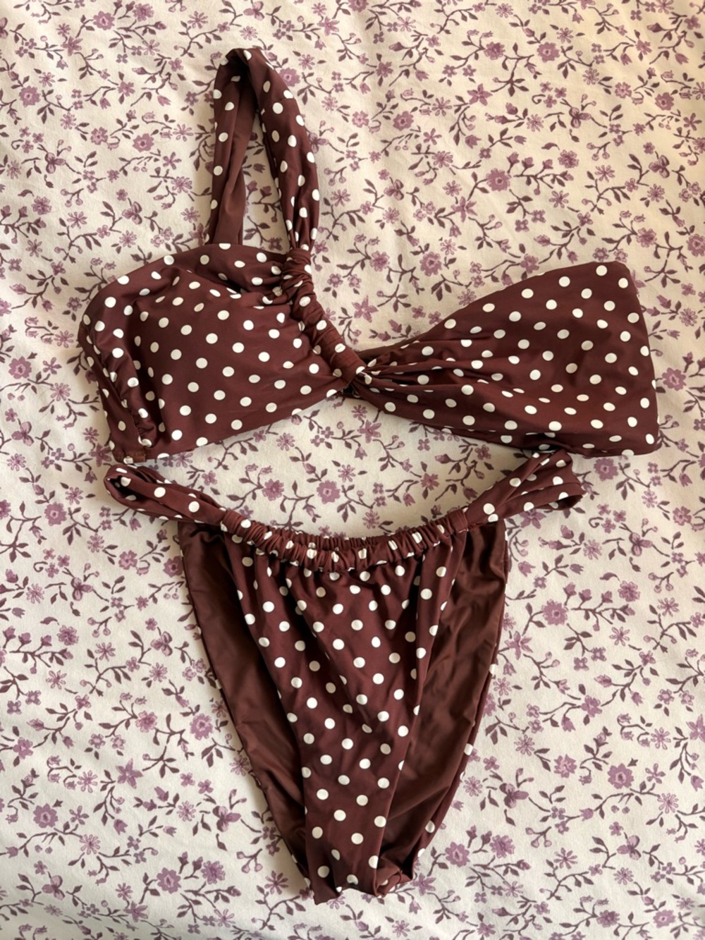 Dippin' Daisy's Mauve Brown Two-Piece Swim Set